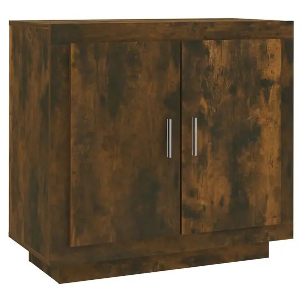 vidaXL Skåp rökfärgad ek 80x40x75 cm konstruerat trä Populär