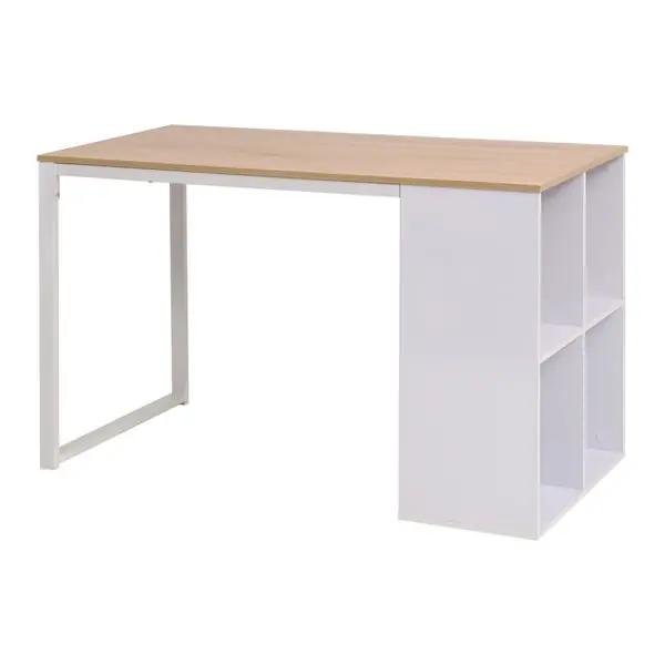vidaXL Skrivbord 120x60x75 cm ekfärg och vit Outlet