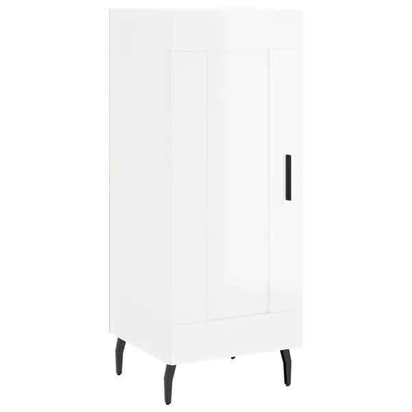 vidaXL Skåp vit högglans 34,5x34x90 cm konstruerat trä Beställ nu