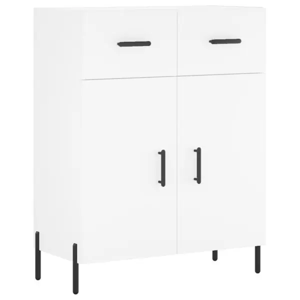 vidaXL Skåp vit 69,5x34x90 cm konstruerat trä Begränsat antal