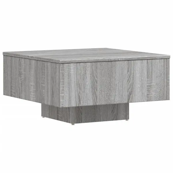 vidaXL Soffbord grå sonoma-ek 60x60x31,5 cm konstruerat trä Populär