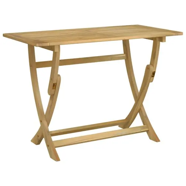 vidaXL Hopfällbart trädgårdsbord 110x55x75 cm massivt akaciaträ Begränsad tid