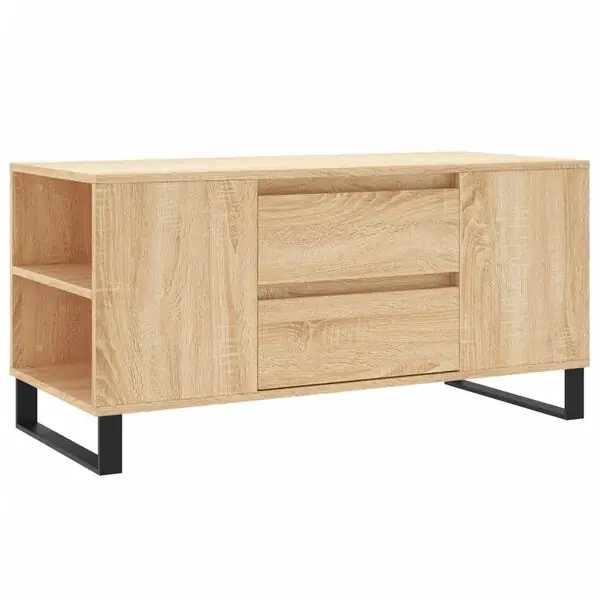vidaXL Soffbord sonoma-ek 102x44,5x50 cm konstruerat trä Endast idag