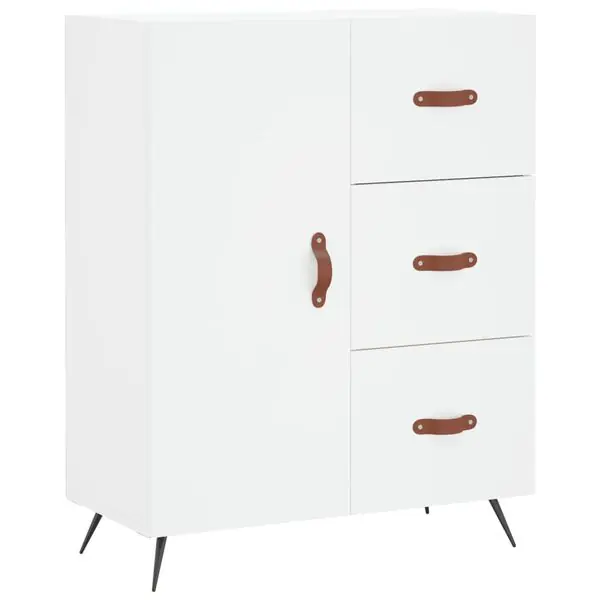Sänkt pris vidaXL Skåp vit 69,5x34x90 cm konstruerat trä