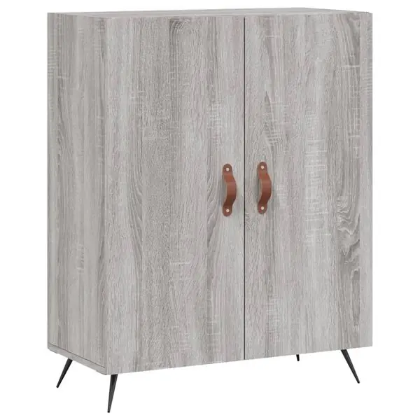 Outlet vidaXL Skänk grå sonoma 69,5x34x90 cm konstruerat trä