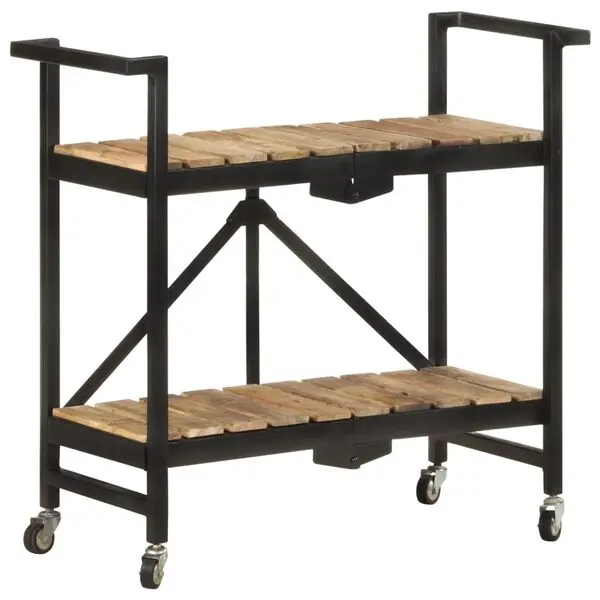 Utförsäljning vidaXL Köksvagn 87x36x81 cm massivt mangoträ
