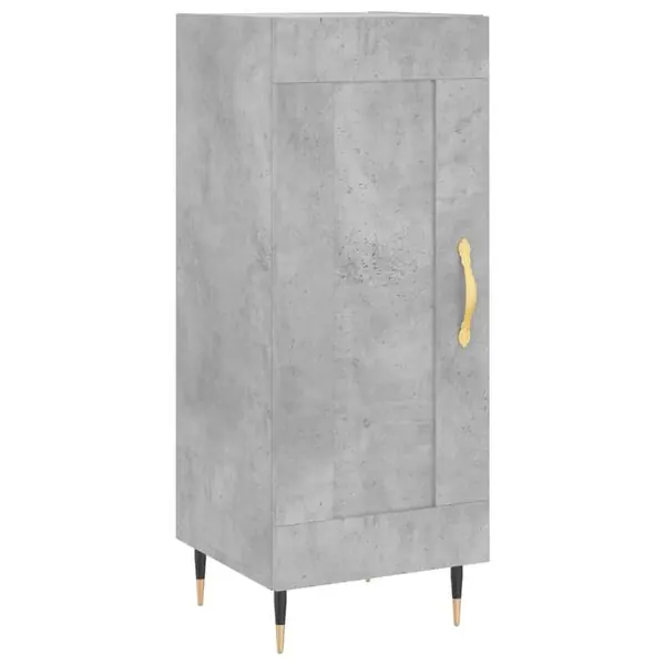 vidaXL Skåp betonggrå 34,5x34x90 cm konstruerat trä Endast denna vecka