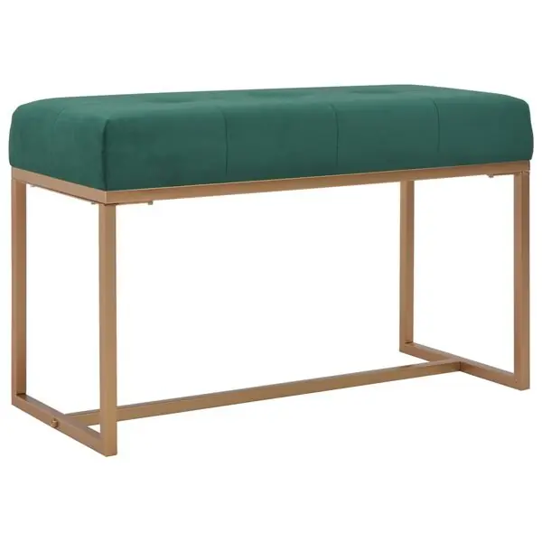 vidaXL Bänk 80 cm grön sammet Erbjudande
