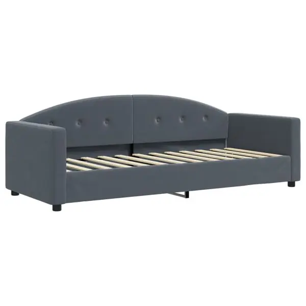 Kundfavorit vidaXL Dagbädd mörkgrå 80x200 cm sammet