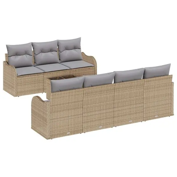 Populärt val vidaXL Trädgårdsoffset Beige 55 x 55 x 37 cm konstrotting