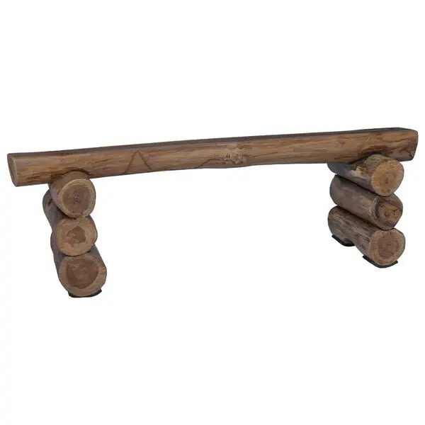 Bästa pris vidaXL bänk Naturfärg 110 x 30 x 34 cm Massivt teakträ
