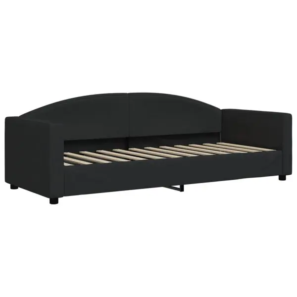 Utförsäljning vidaXL Dagbädd svart 80x200 cm tyg
