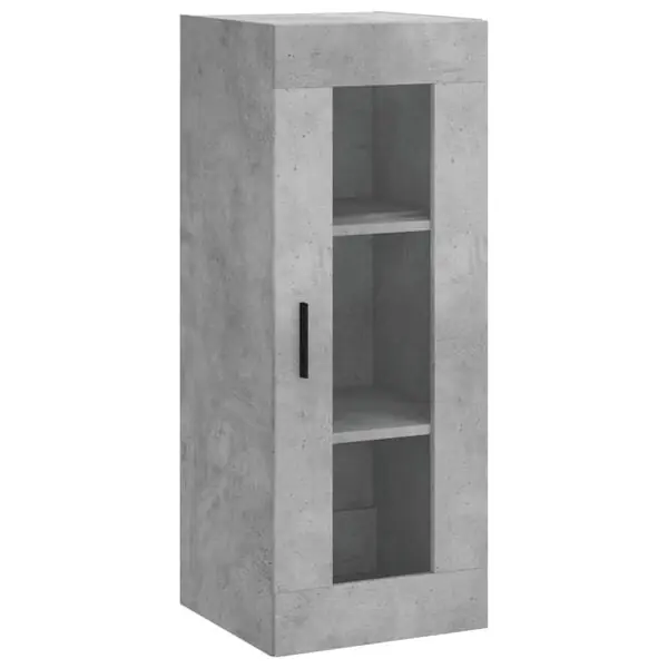 vidaXL Väggskåp betonggrå 34,5x34x90 cm Köp online
