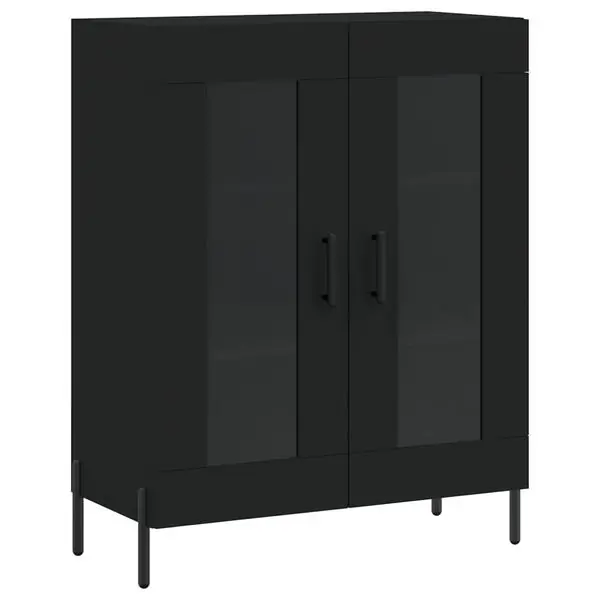 vidaXL Skåp svart 69,5x34x90 cm konstruerat trä Premium