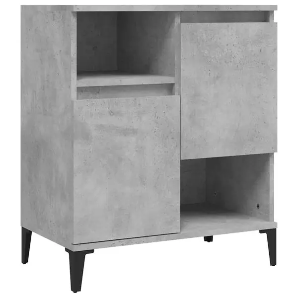Populär vidaXL Byrå betonggrå 60x35x70 cm konstruerat trä