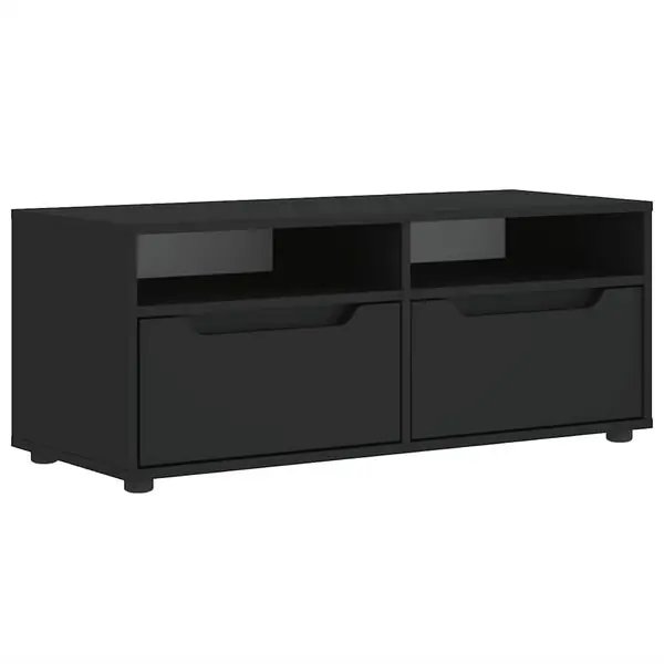 vidaXL TV-bänk VISNES svart 100x40x38 cm konstruerat trä Erbjudandepris