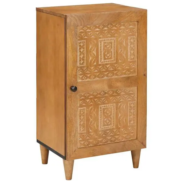 vidaXL Sideboard Ljusbrun 33.5 x 40 x 75 cm Fynd