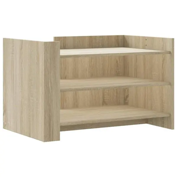 vidaXL Soffbord sonoma-ek 80x50x50 cm konstruerat trä Endast idag