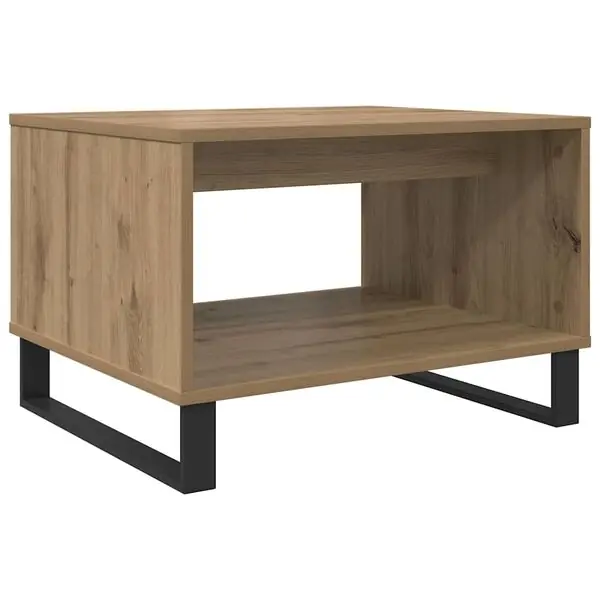 vidaXL Kaffeebord artisan ek 60 x 50 x 40 cm Konstruerat trä Lägg i varukorgen