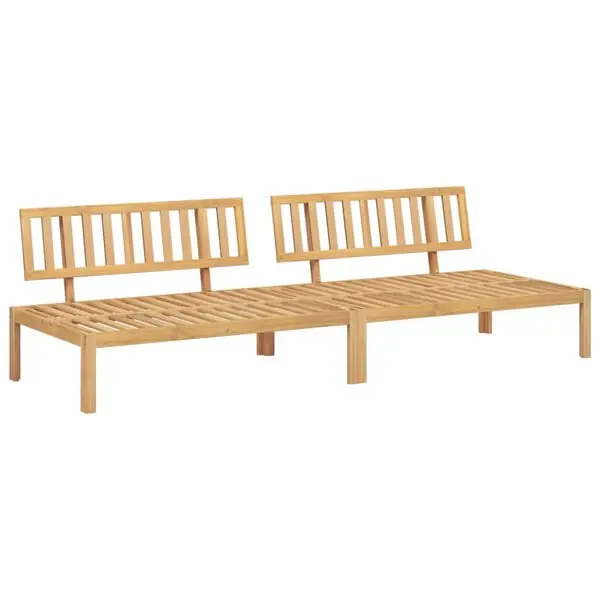 Populärt val vidaXL Pallsoffor mittensektion 2 st massivt akaciaträ