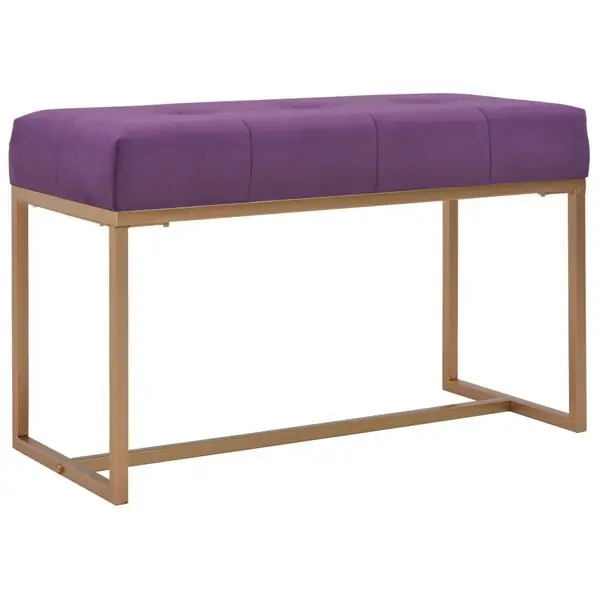 vidaXL Bänk 80 cm lila sammet Populär