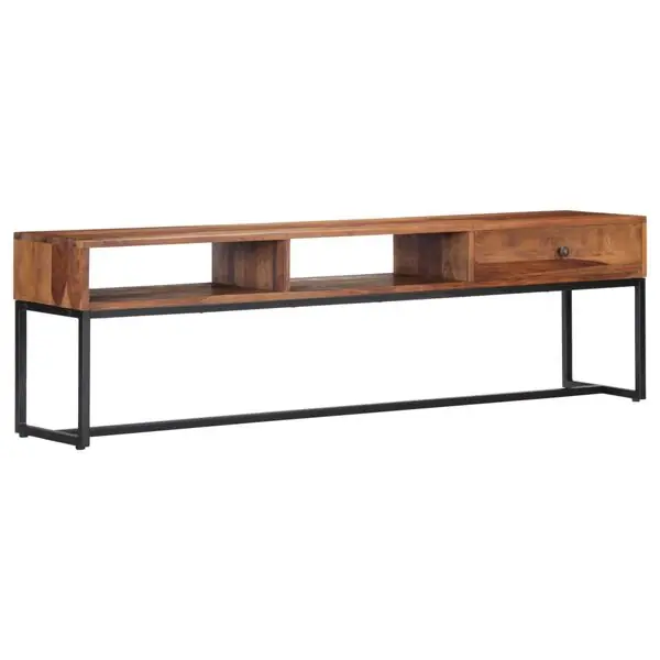 vidaXL TV-bänk 160x30x45 cm massivt sheshamträ Erbjudande