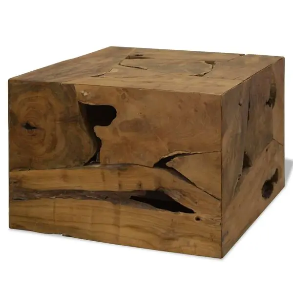 Beställ idag vidaXL Soffbord 50x50x35 cm äkta teak brun