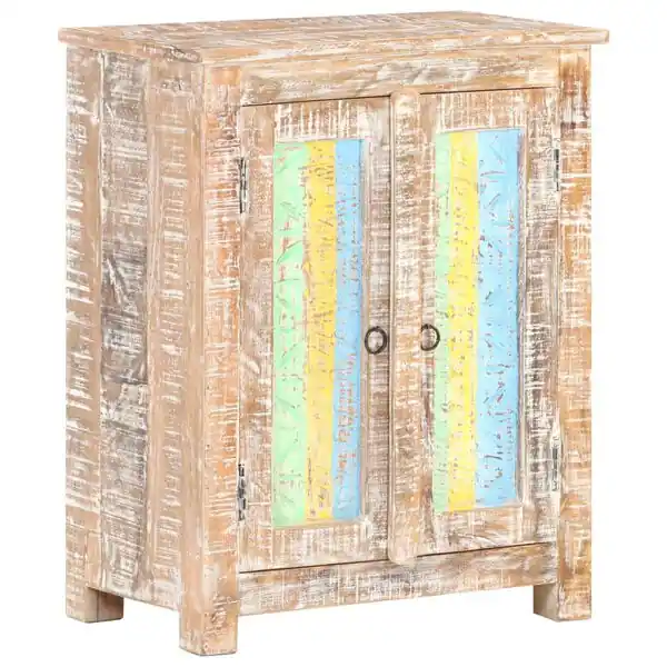 Lågt pris vidaXL Skänk 61x35x76 cm grovt akaciaträ