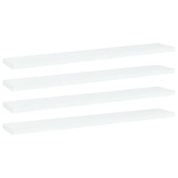 Säker betalning vidaXL Hyllplan 4 st vit 60x10x1,5 cm konstruerat trä