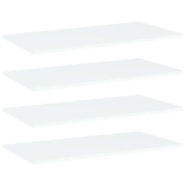 Fri frakt vidaXL Hyllplan 4 st vit 80x40x1,5 cm konstruerat trä