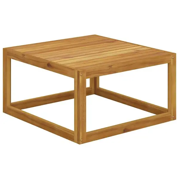 Erbjudande vidaXL Soffbord 68x68x29 cm massivt akaciaträ