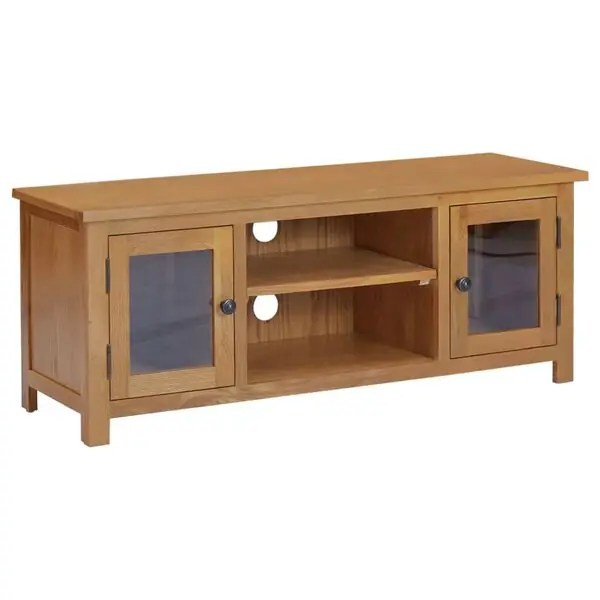 Köp nu vidaXL TV-bänk 110x35x44 cm massiv ek