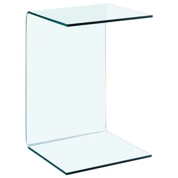 Säker betalning vidaXL Sidobord 40x40x60 cm härdat glas