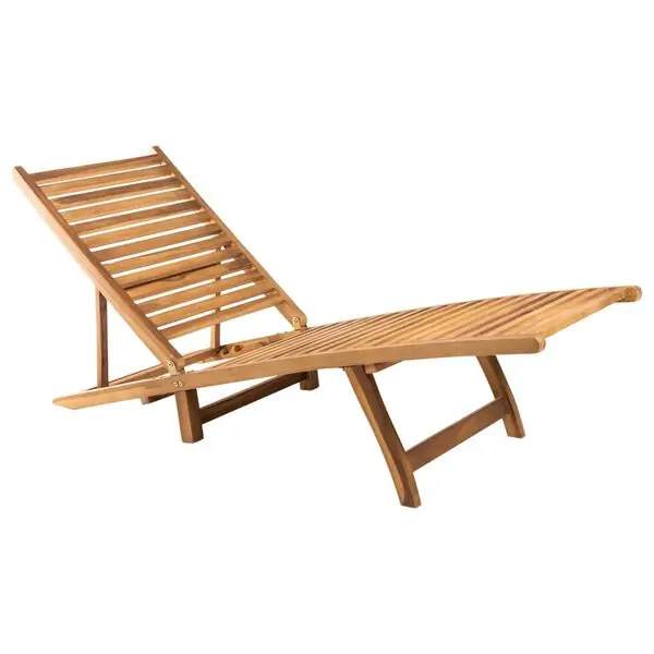 Kundfavorit vidaXL Solsäng massiv teak