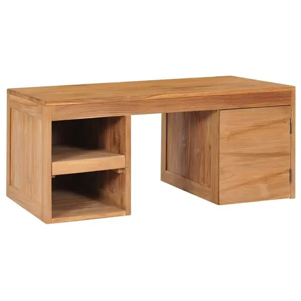 Erbjudande vidaXL Soffbord 90x50x40 cm massiv teak