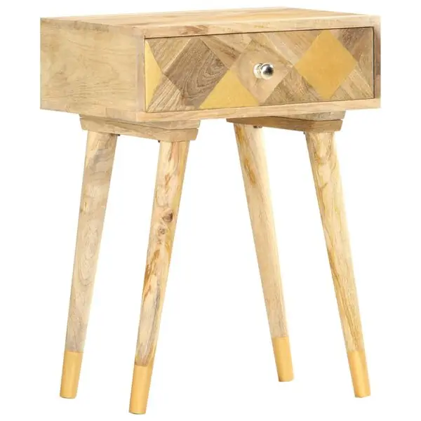Nedsatt pris vidaXL Sängbord 43x30x58 cm massivt mangoträ