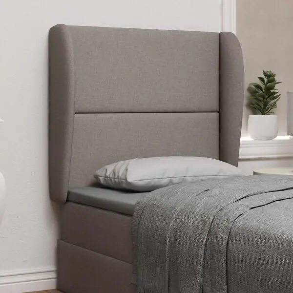 Fynd vidaXL Sänggavel Öra Beige 80 x 23 x 6 cm tyg