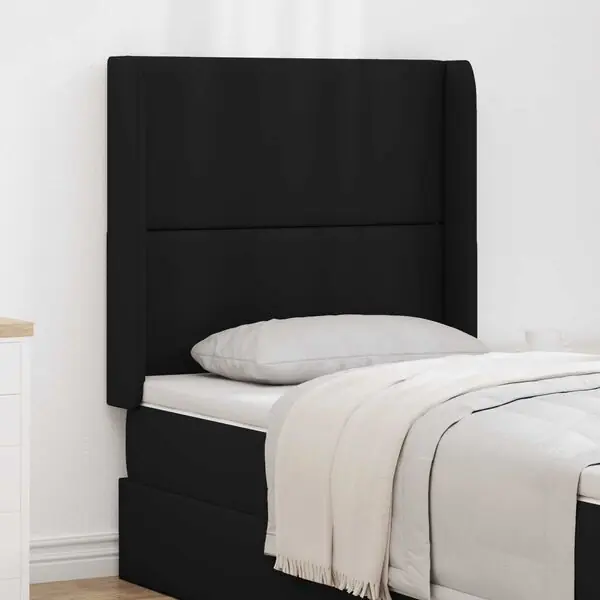 vidaXL Sänggavel Öra Svart 80 x 16 x 4 cm PVC Reapris