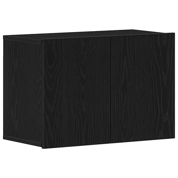 risnedsättning vidaXL TV-skåp svart ek 60x30x41 cm konstruerat trä
